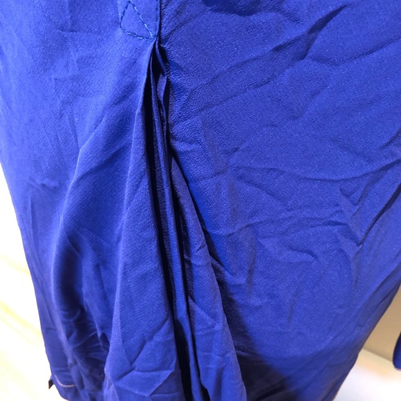 RAG & BONE Shields Long Sleeve Mini Dress in Electric Blue Size Medium - Picture 5 of 13